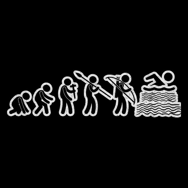 Evolution Natation Noir Grunge