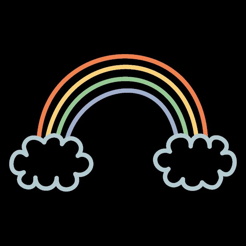 Regenbogen eingefaerbt