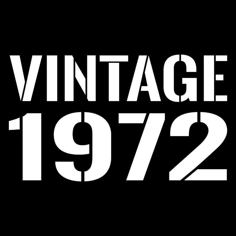 1972 Retro Birthday Gift vintage