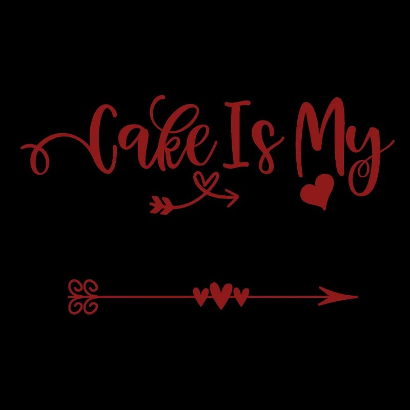 Le gâteau est ma Saint-Valentin