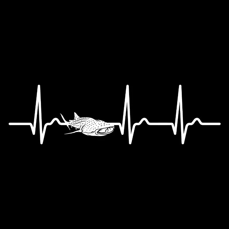 Courbe ECG - courbe cardiaque - pouls - requin-baleine - océan