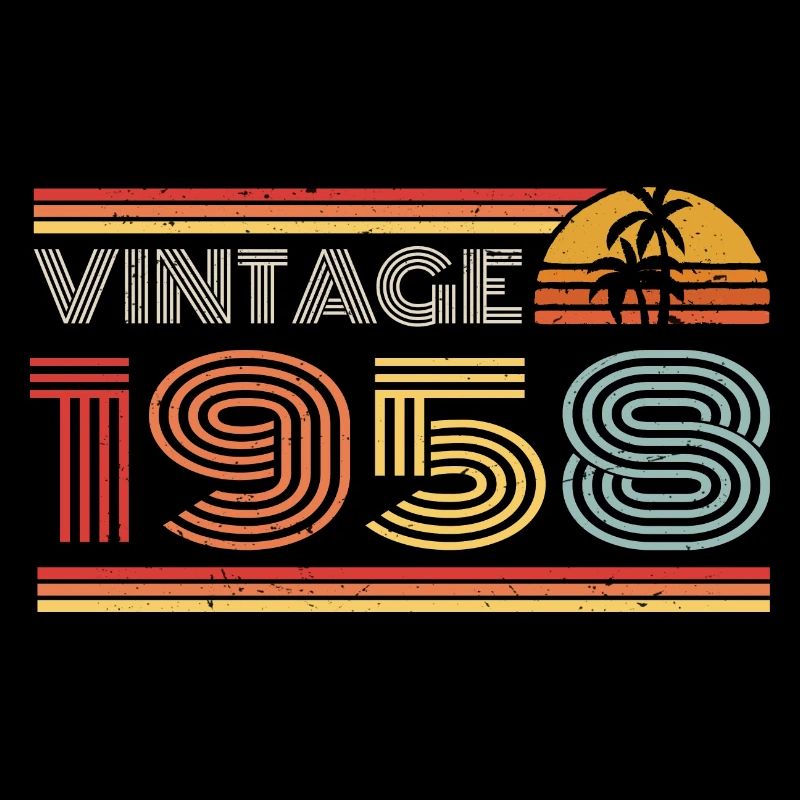 1958 Limited Edition Geburtstag Outfit 1958 vintag