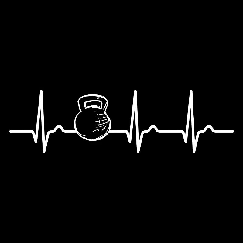 ECG Curve - Heart Curve - Kettlebell