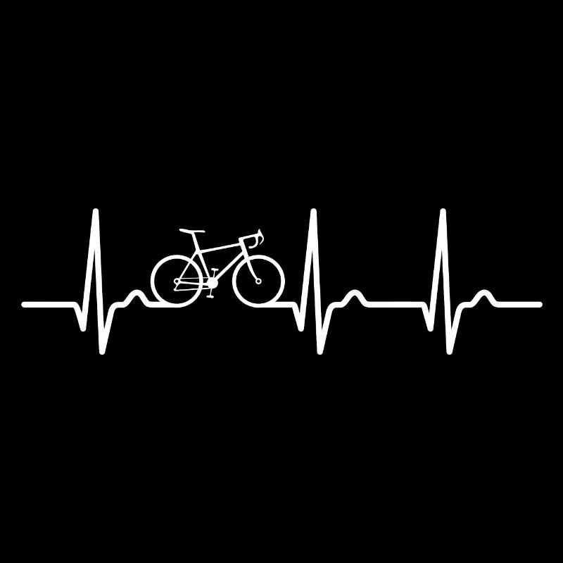 Courbe ECG - Courbe cardiaque - Vélo