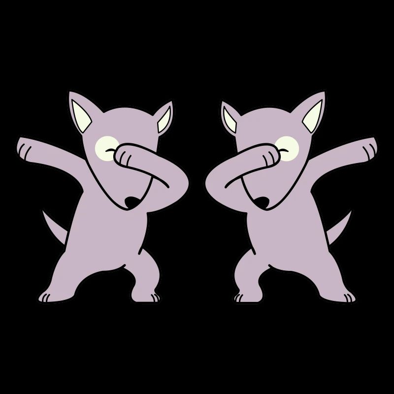 dog dabbing