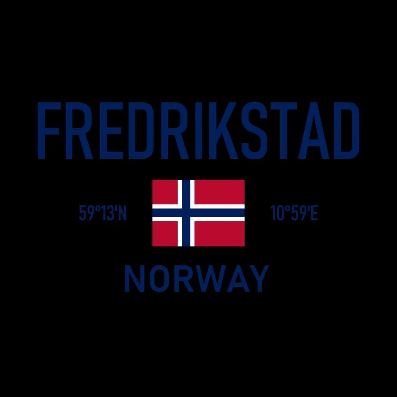 Fredrikstad - Norway - Coordinates - Flag