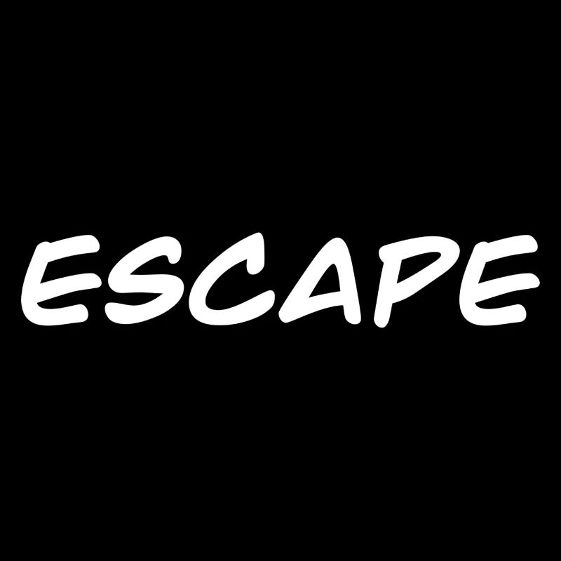 Escape Logo in White
