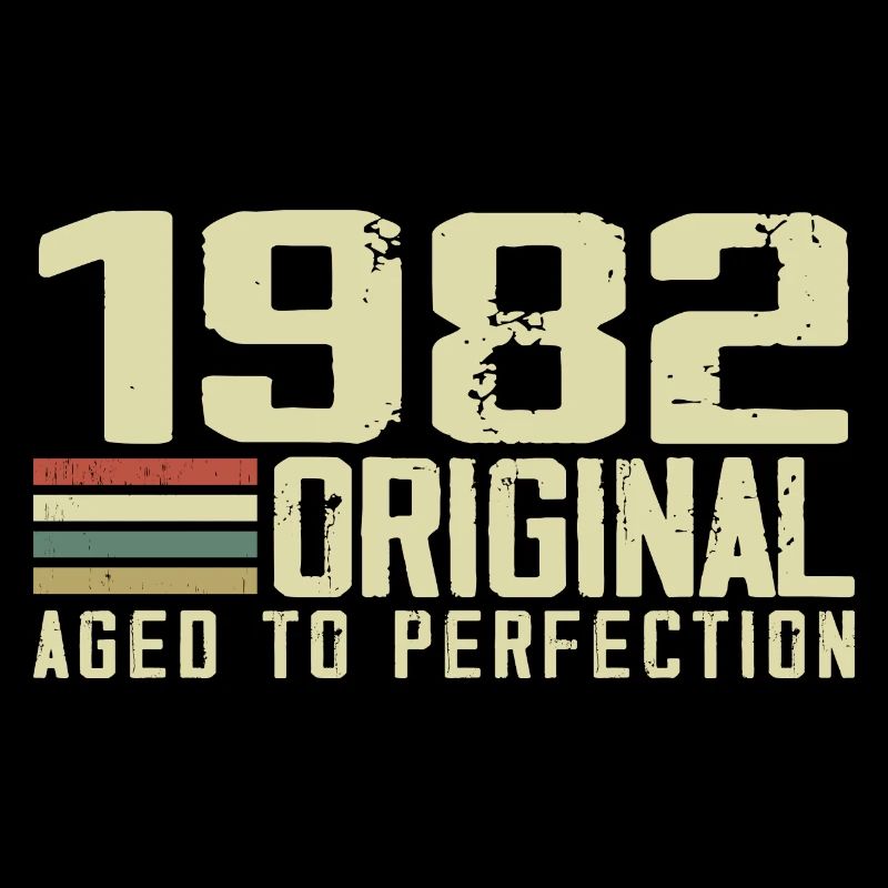 Né en 1982 - Vintage 1982 - 42e Anniversaire Rétro