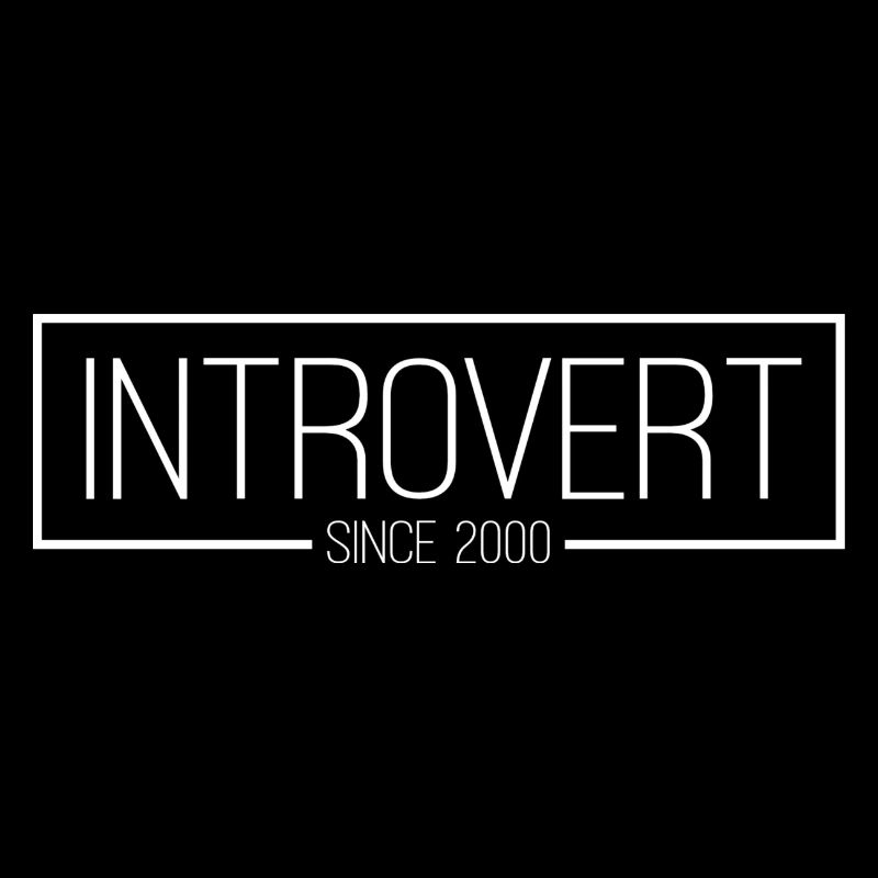 Introverti depuis 2000 blanc