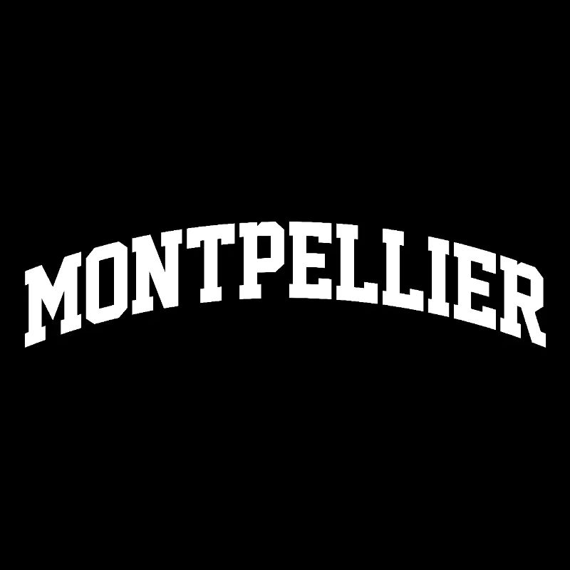 Montpellier logo: Mediterranean collegiate design