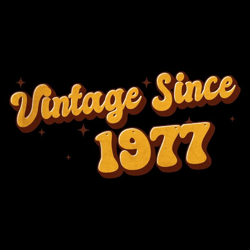Vintage since 1977 46 Years Old - Groovy 46th