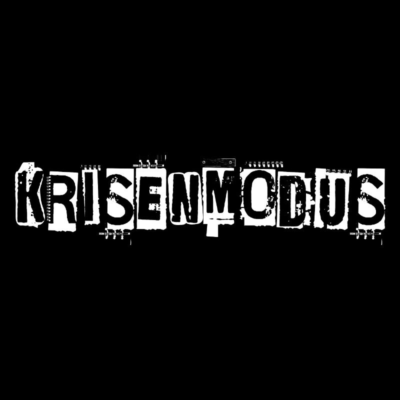 MODE CRISE - lettrage blanc élégant