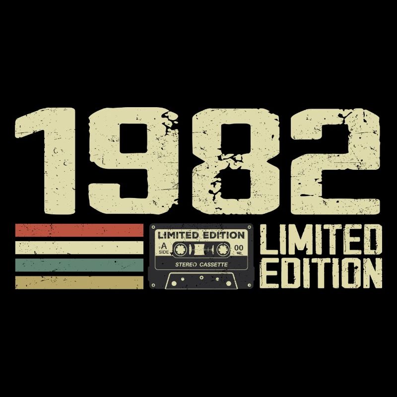Né en 1982 - Vintage 1982 - 42e Anniversaire Rétro