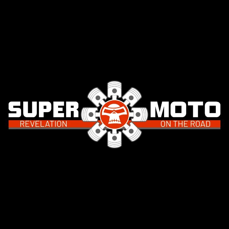SUPER MOTO Monkey Circle red