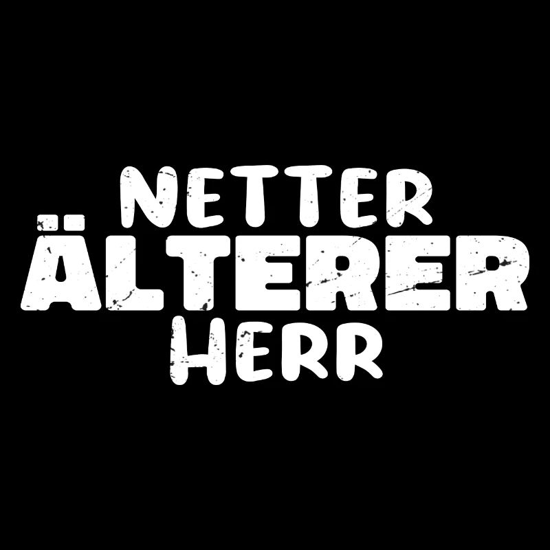 Netter Älterer Herr