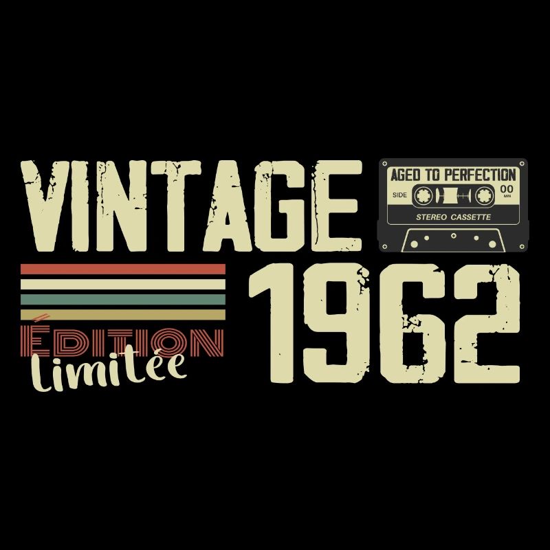 1962 Vintage Retro 1962 Geburtstagsgeschenk