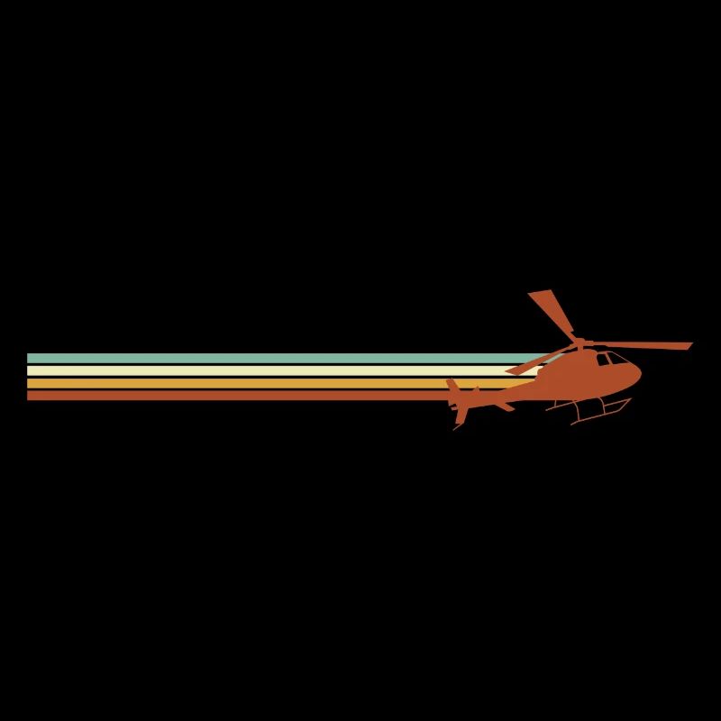 Hubschrauber Retro Geschenk