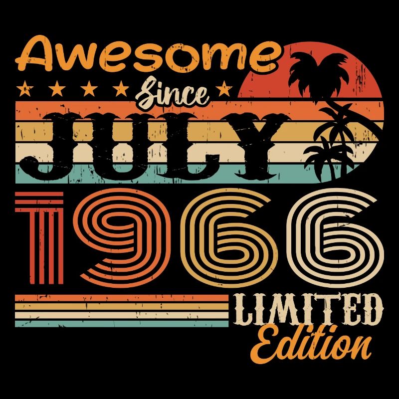 Juli 1966 Juli Geburtstagsgeschenk Juli 1966