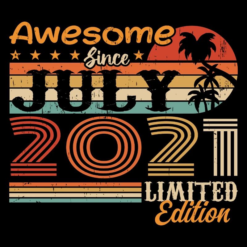Juli 2021 Juli Geburtstagsgeschenk Juli 2021