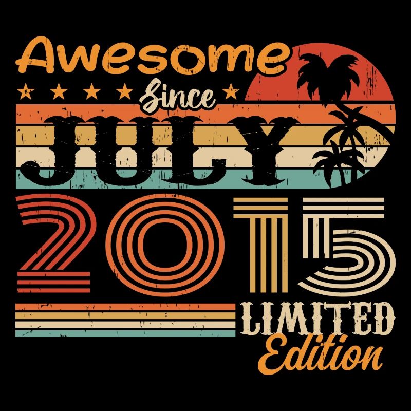 Juli 2015 Juli Geburtstagsgeschenk Juli 2015