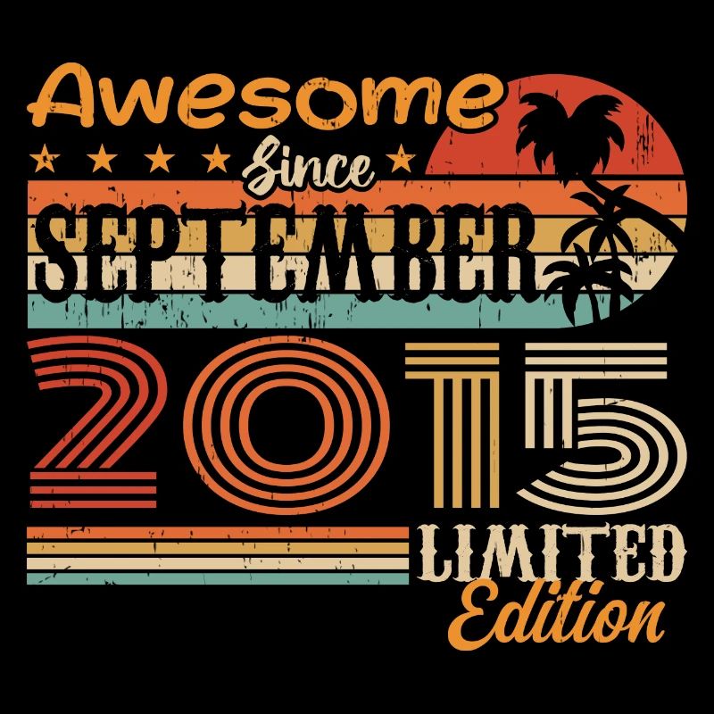 2015 September Vintage Geburtstagsgeschenk 2015