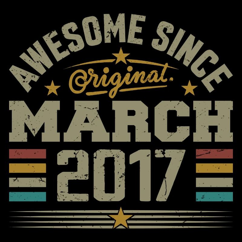 März 2017 Geburtstag Vintage Geschenkidee 2017