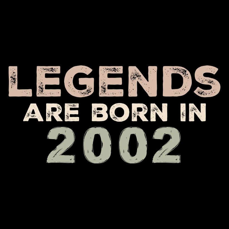 Légendes 2002 Vintage rétro anniversaire Original