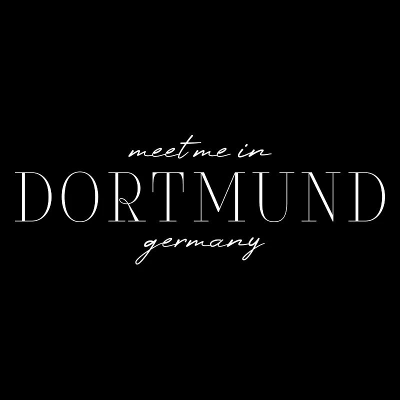 Dortmund Germany Elegance Style Design T-Shirt