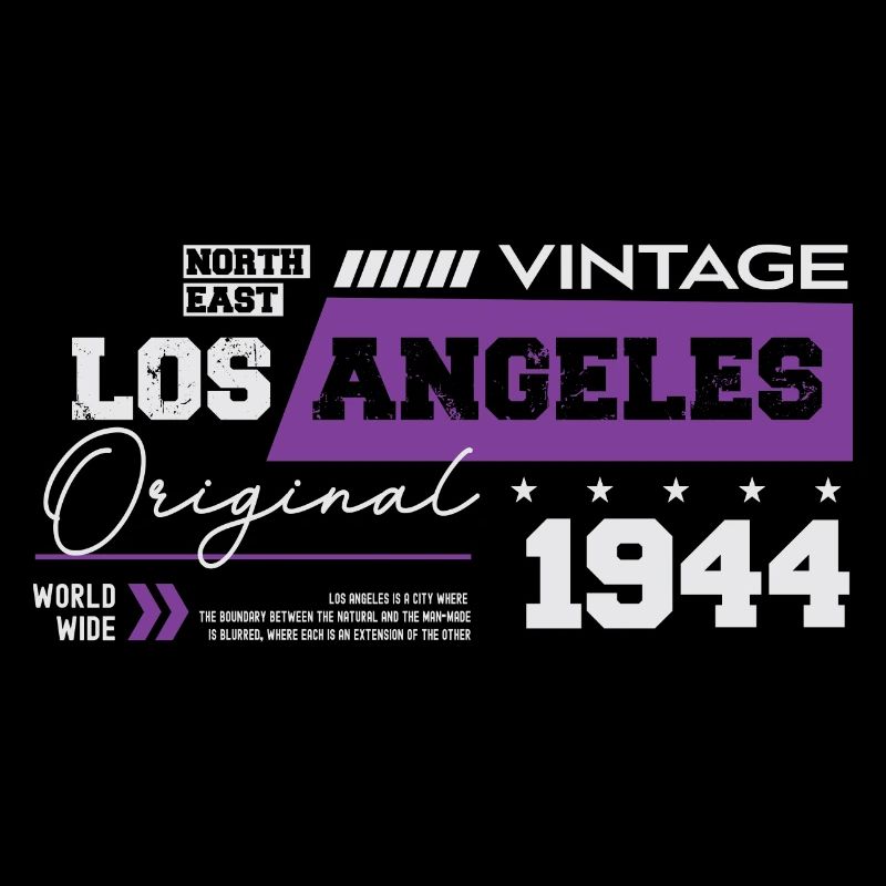 1944 Vintage Born Legend 80's Anniversaire