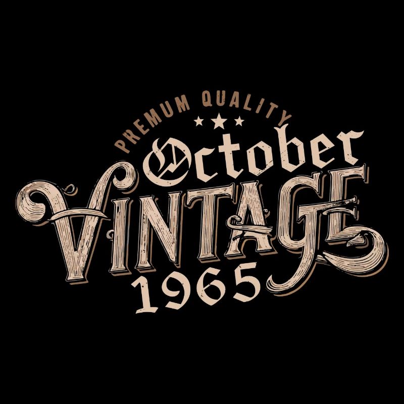 October Birthday Gift | Born in October 1965