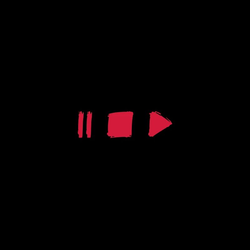 keys play music pause fast forward sign symbols