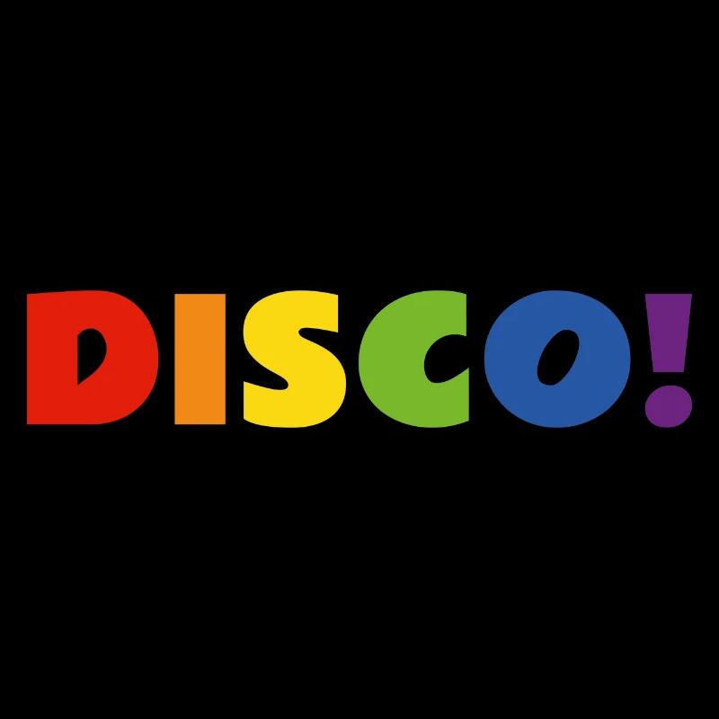 DISCO Regenbogen Text