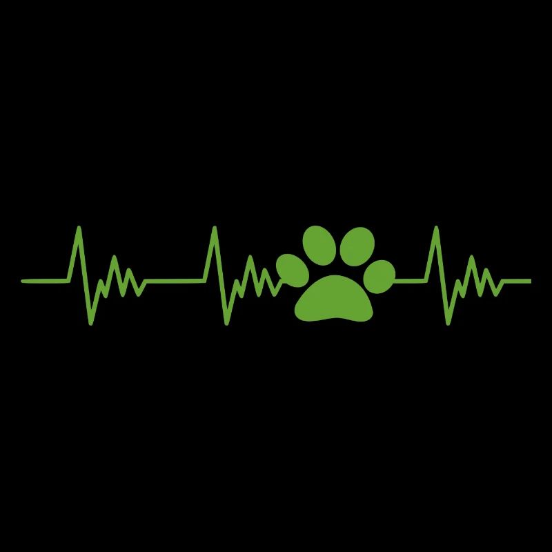 Rythme cardiaque de chien cool