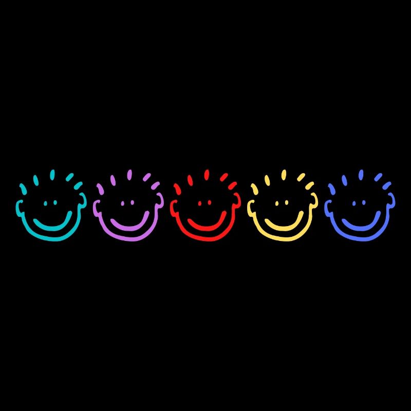 Multicolored face child