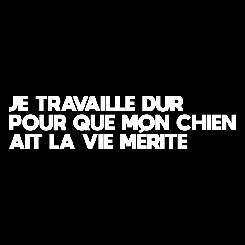 Ich arbeite hart dafür, dass mein Hund das Leben verdient
