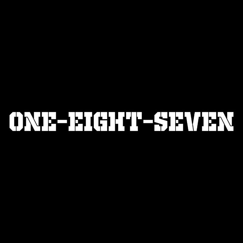 ONE EIGHT SEVEN white