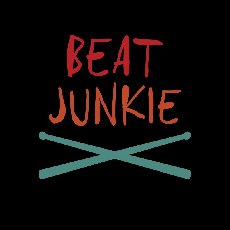 Beat Junkie Drumsticks Cool Drummer Idée cadeau