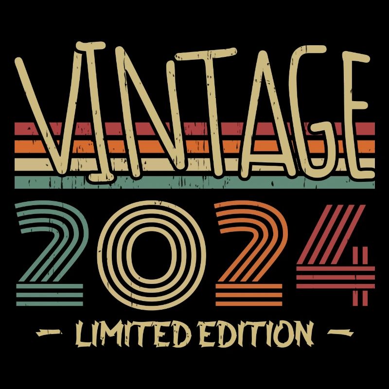 Vintage 2024 Retro 2024 Anniversary Gift