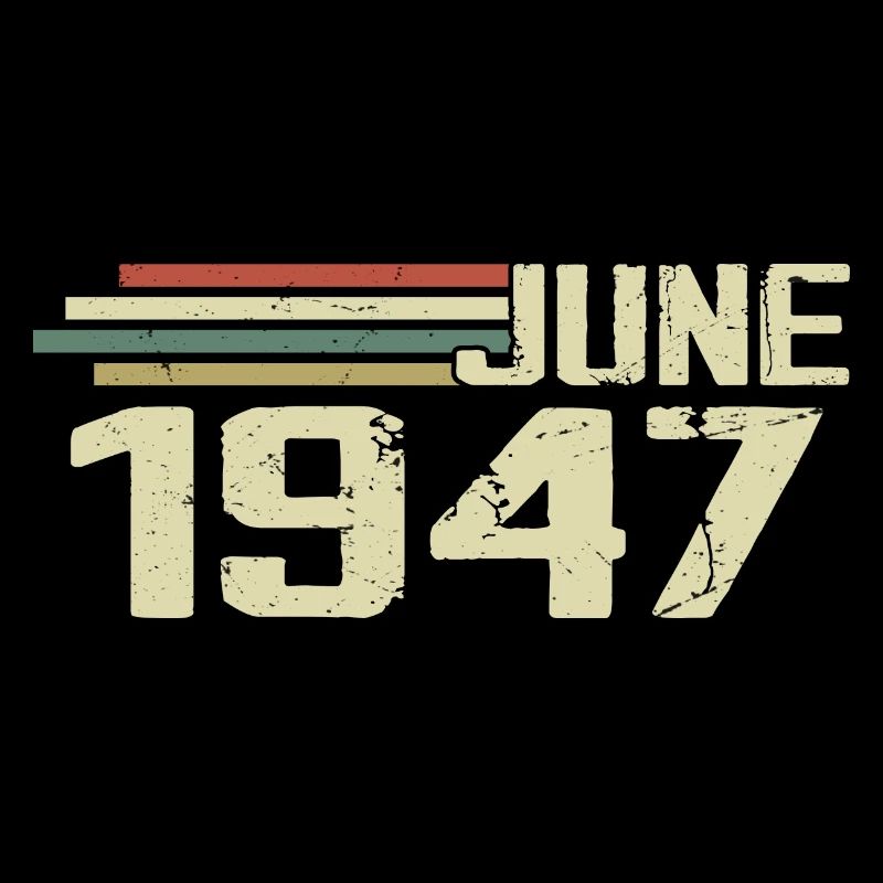Juni 1947 Jahrestag Juni 1947 Juni 1947 Geburtstag