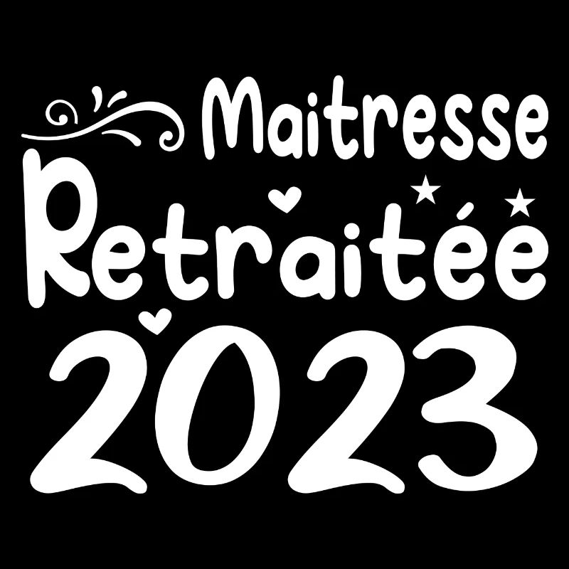 Maitresse retraitée 2023 cadeau maîtresse d'école