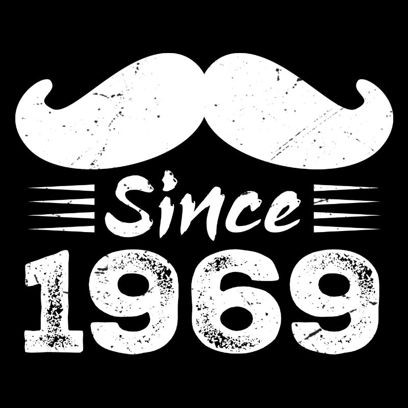 Geschenk zum 55. Geburtstag - Vintage 1969 Schnurrbart