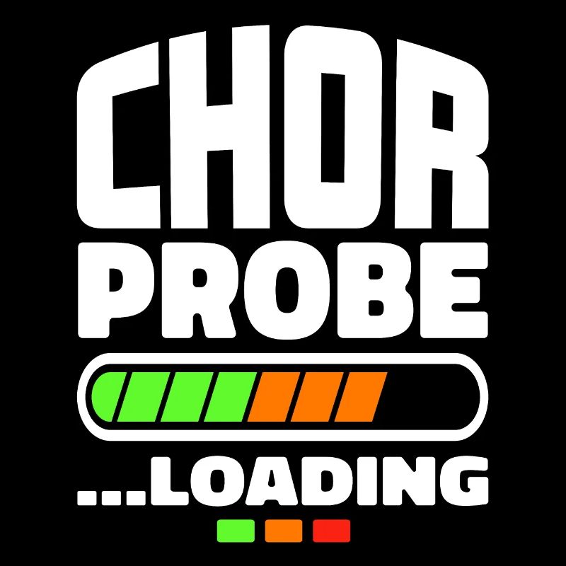 "Chorprobe loading" - Chor Sänger Singen Musik