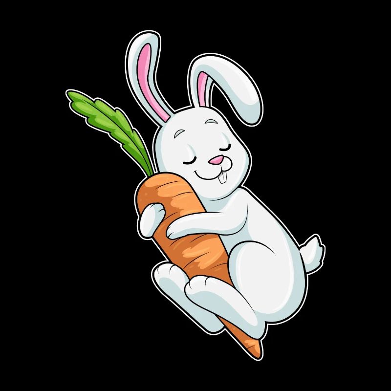 Hare with carrot