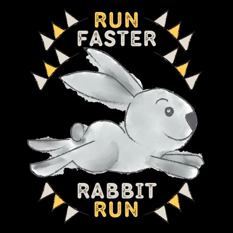 Cute Rabbit, Run-Faster-Rabbit-Run, funny saying