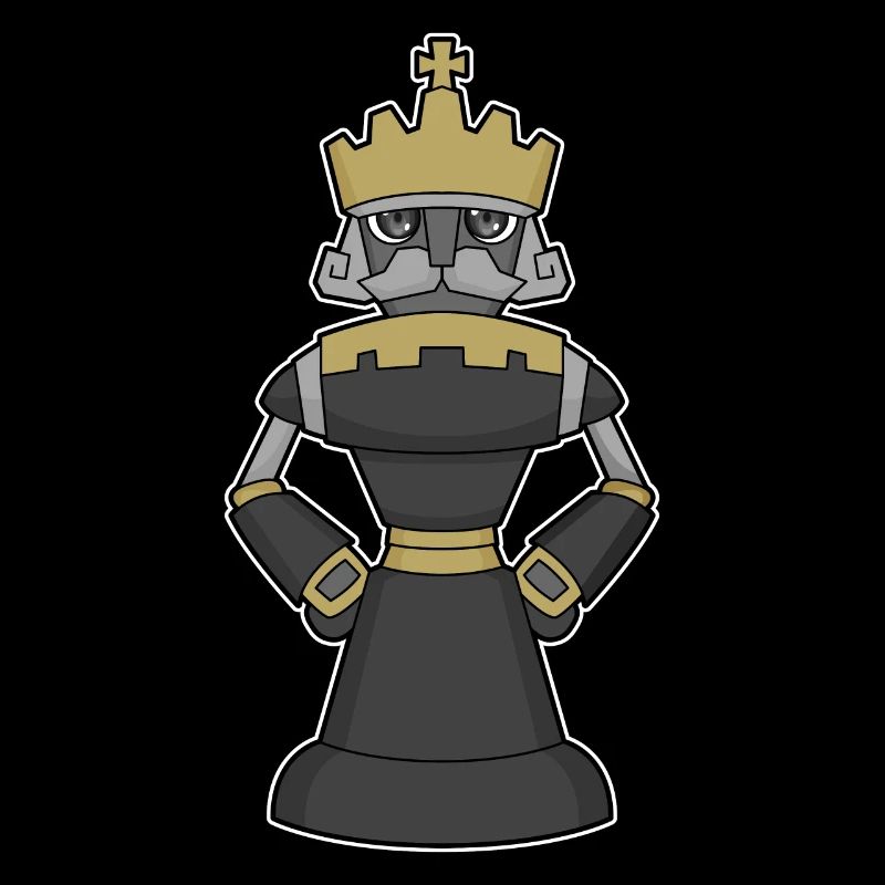 Pièce d’échecs King Crown Chess