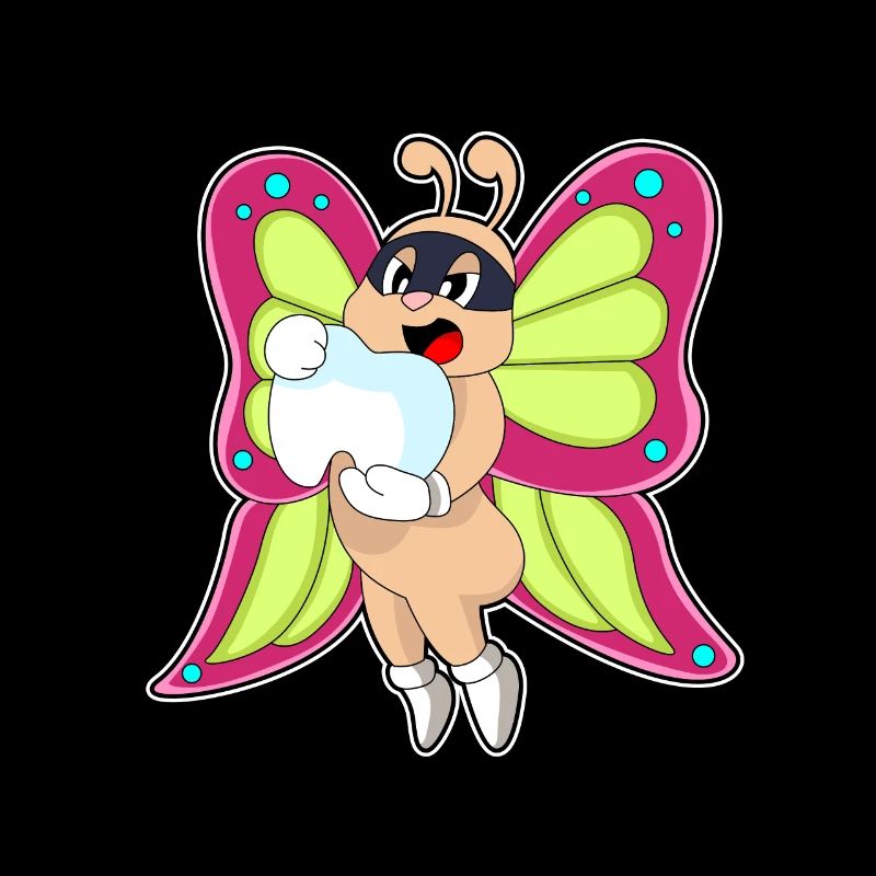 Dent de dentiste papillon