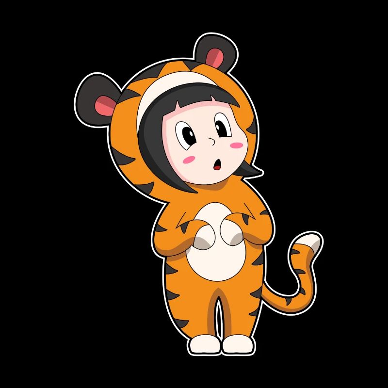 Tiger Mädchen Kostüm