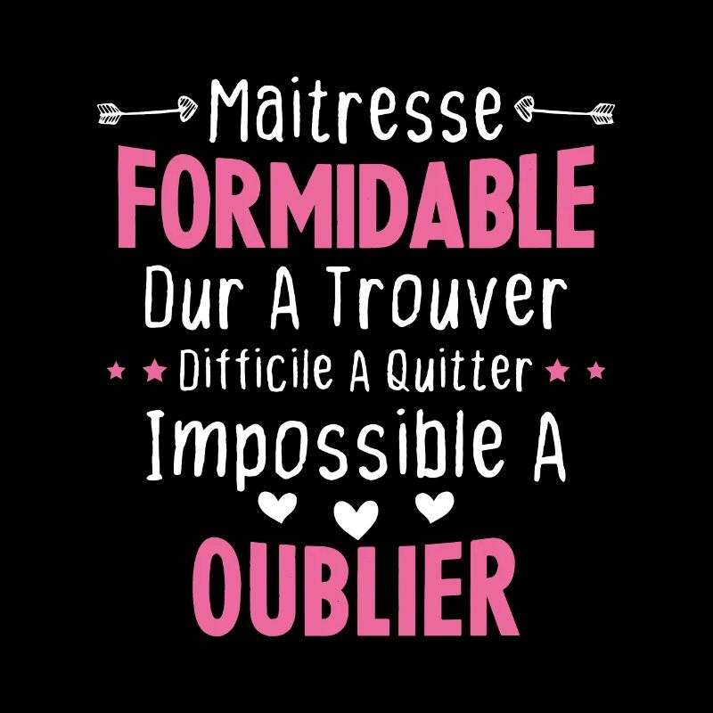 Maîtresse formidable cadeau Maîtresse d'école
