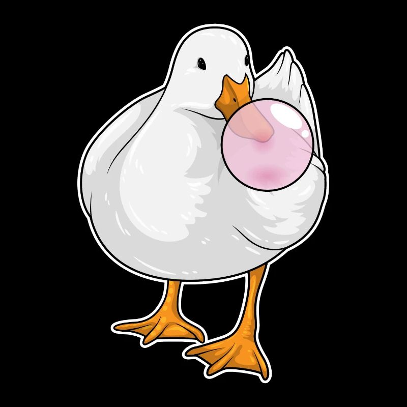 Duck chewing gum