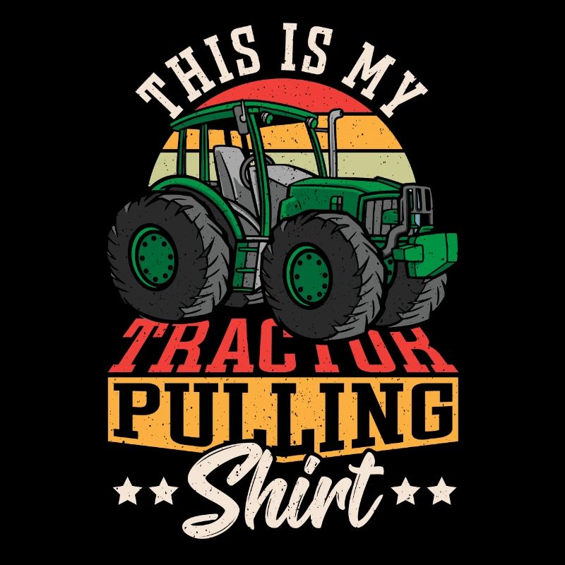 This Is My Tractor Pulling Shirt Tractorpulling